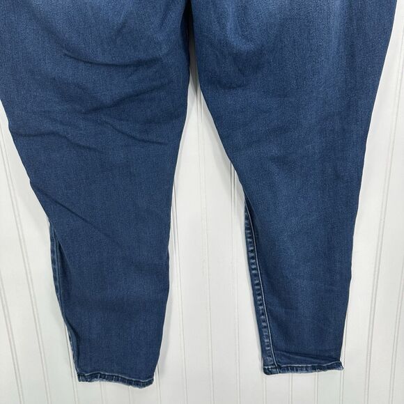 Kancan Jeans Womens 22 Skinny Blue Stretch Denim Distressed Grunge - Picture 6 of 13